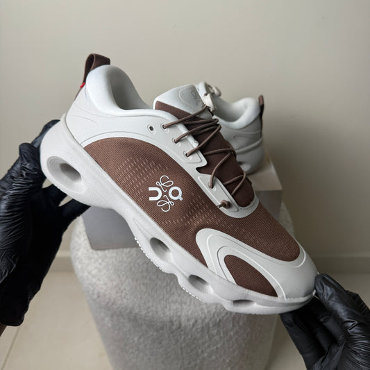 Loewe x Cloudsolo in the "Taupe / Eggshell"