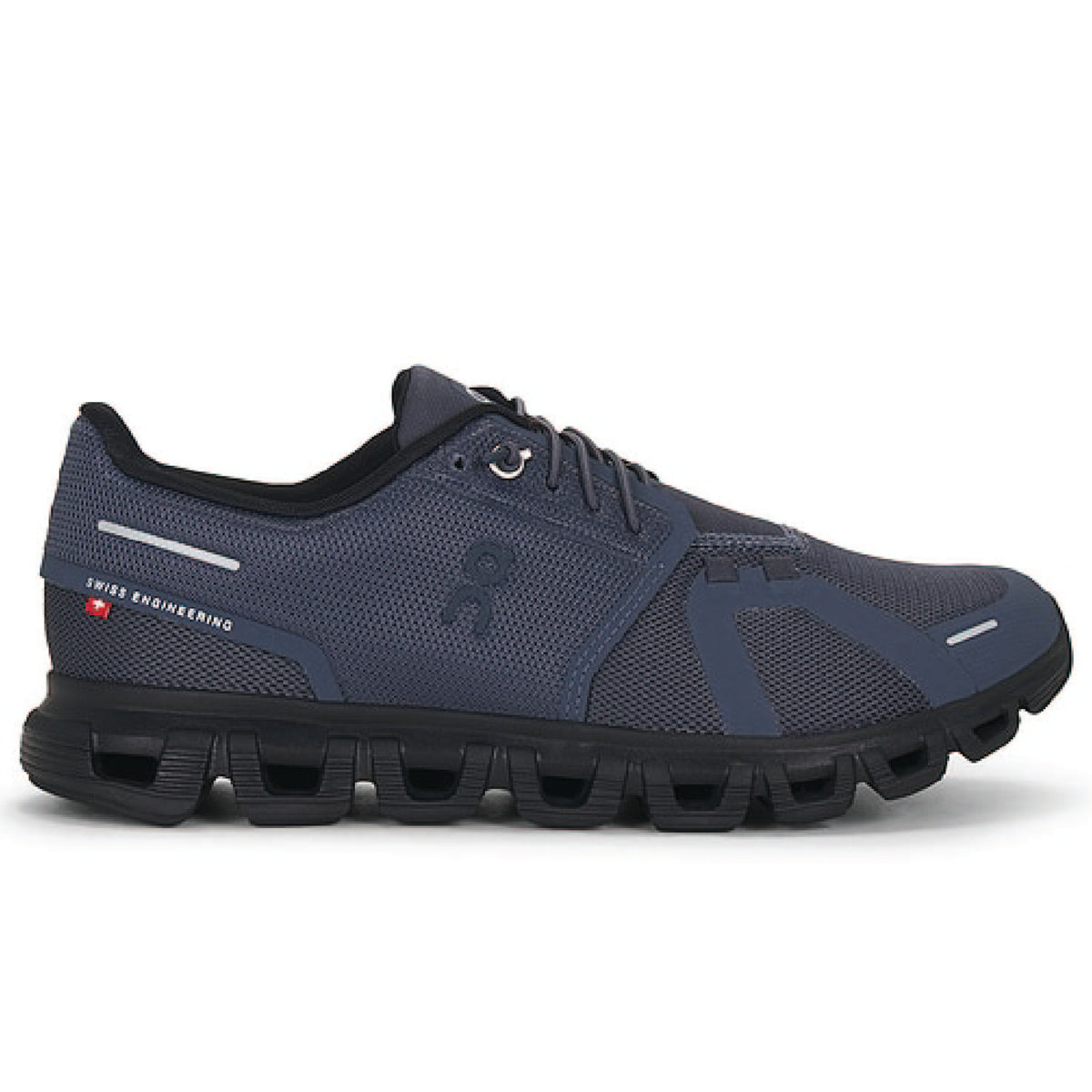 On Cloud 6 in a navy and black