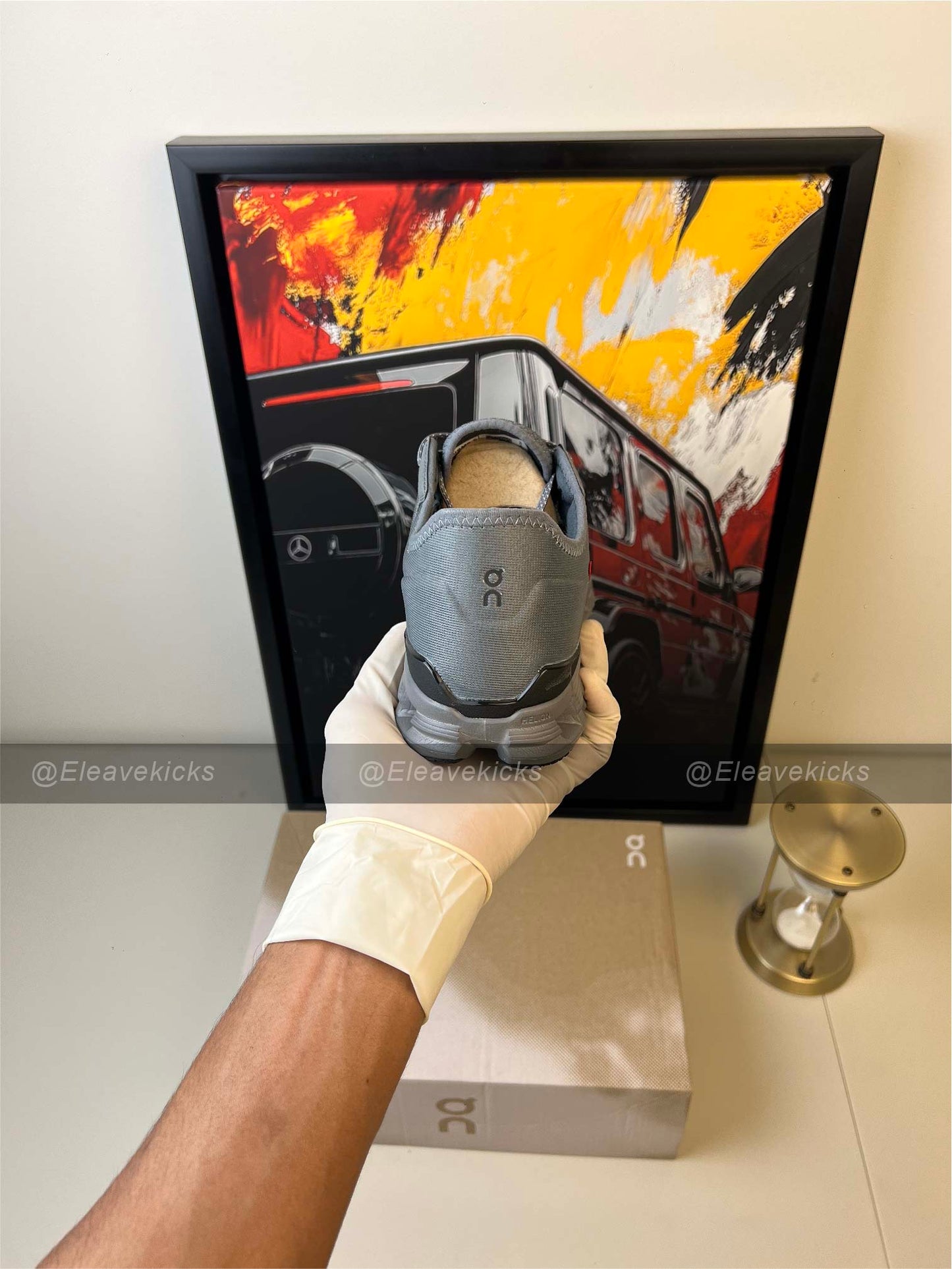 On Cloud X 4 Sneakers, Stone/Black