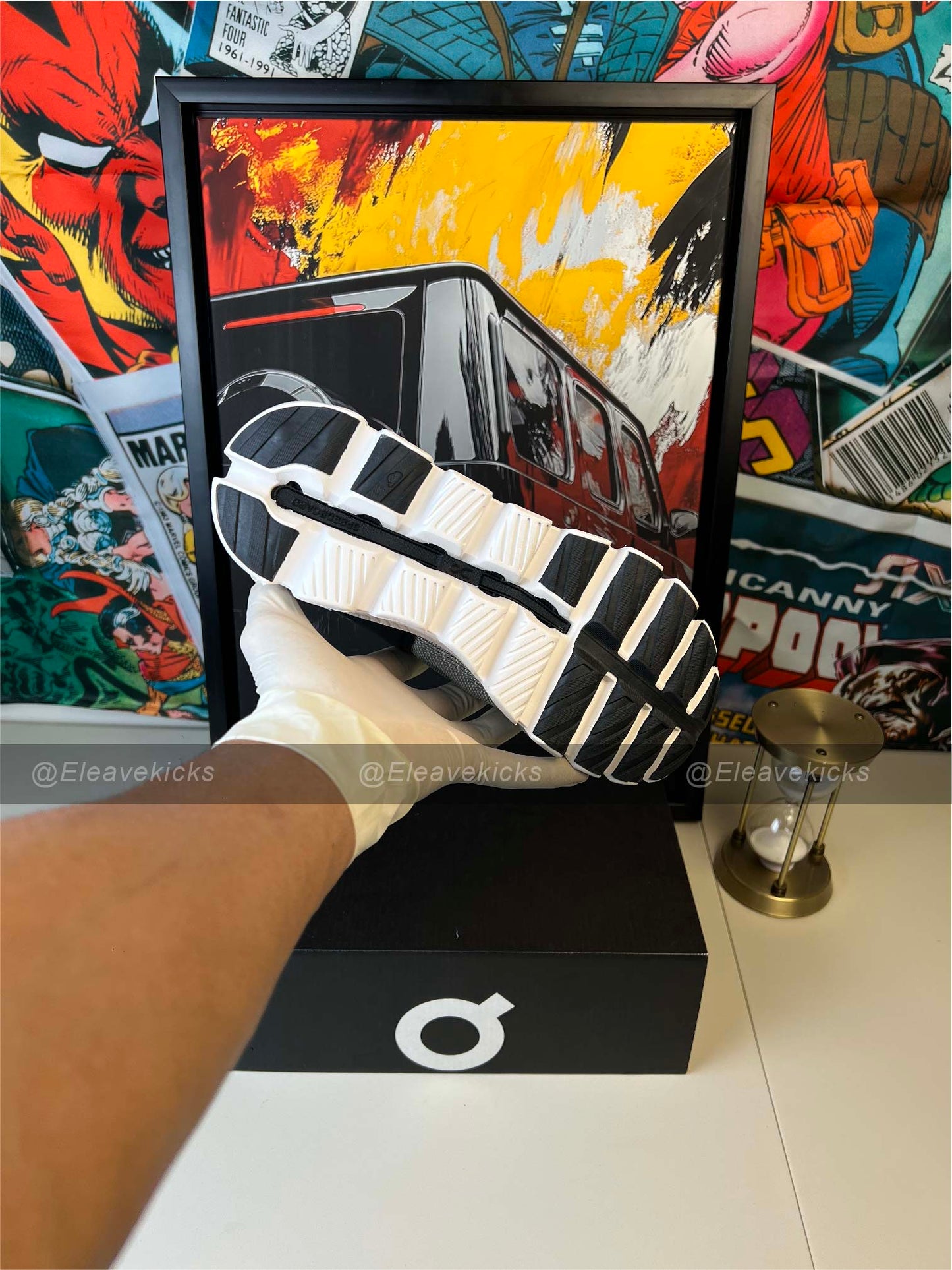 On Cloud Hi Edge Sneakers Black / Grey