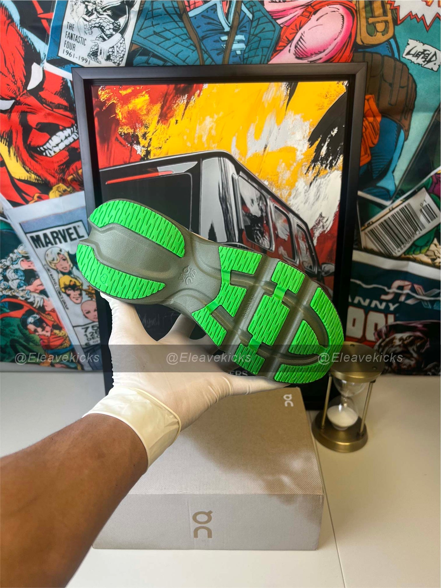 LOEWE x On Cloudsolo Sneakers “Green”