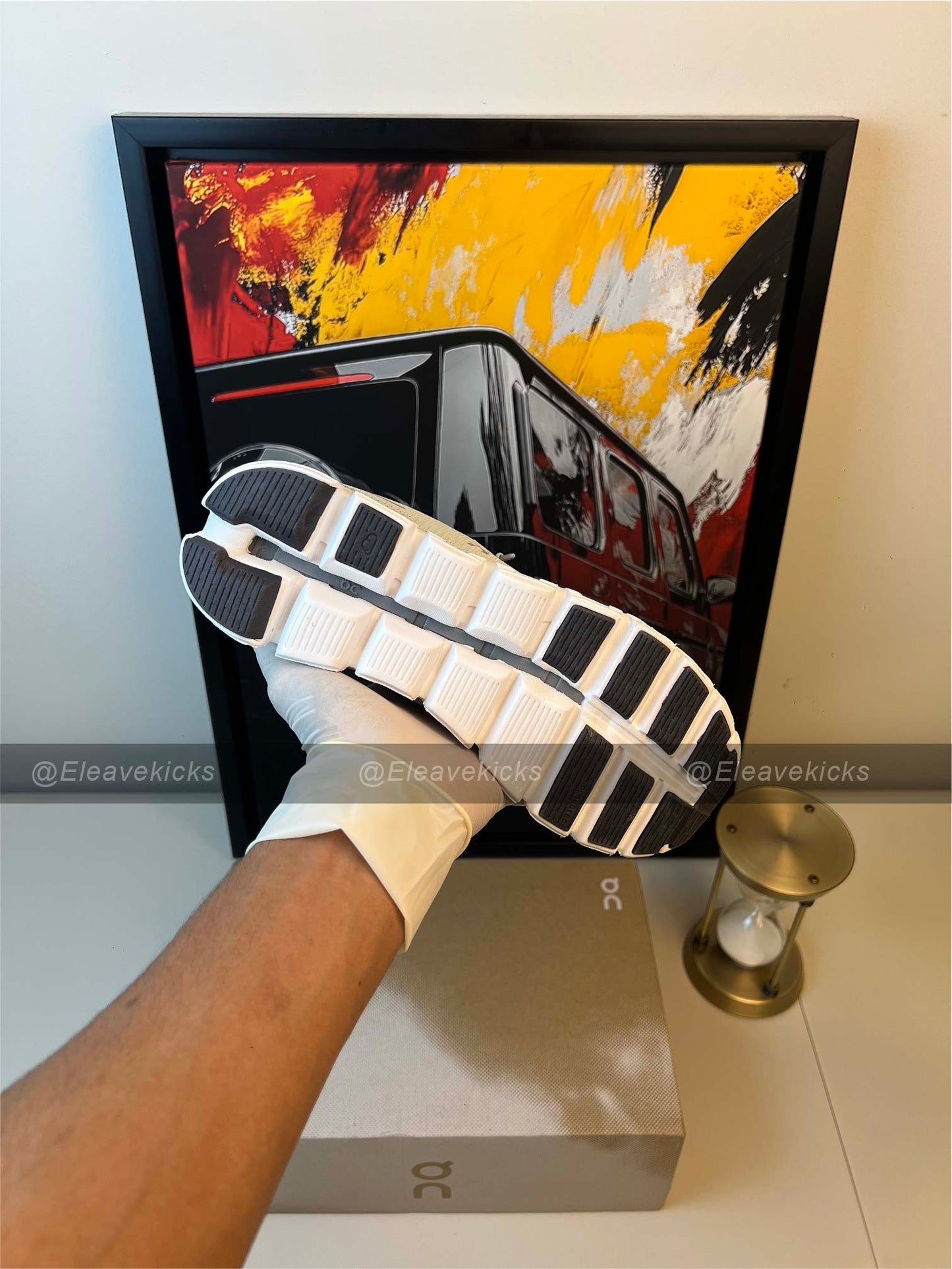 ON Cloud 5 Sneakers, White/Flame,