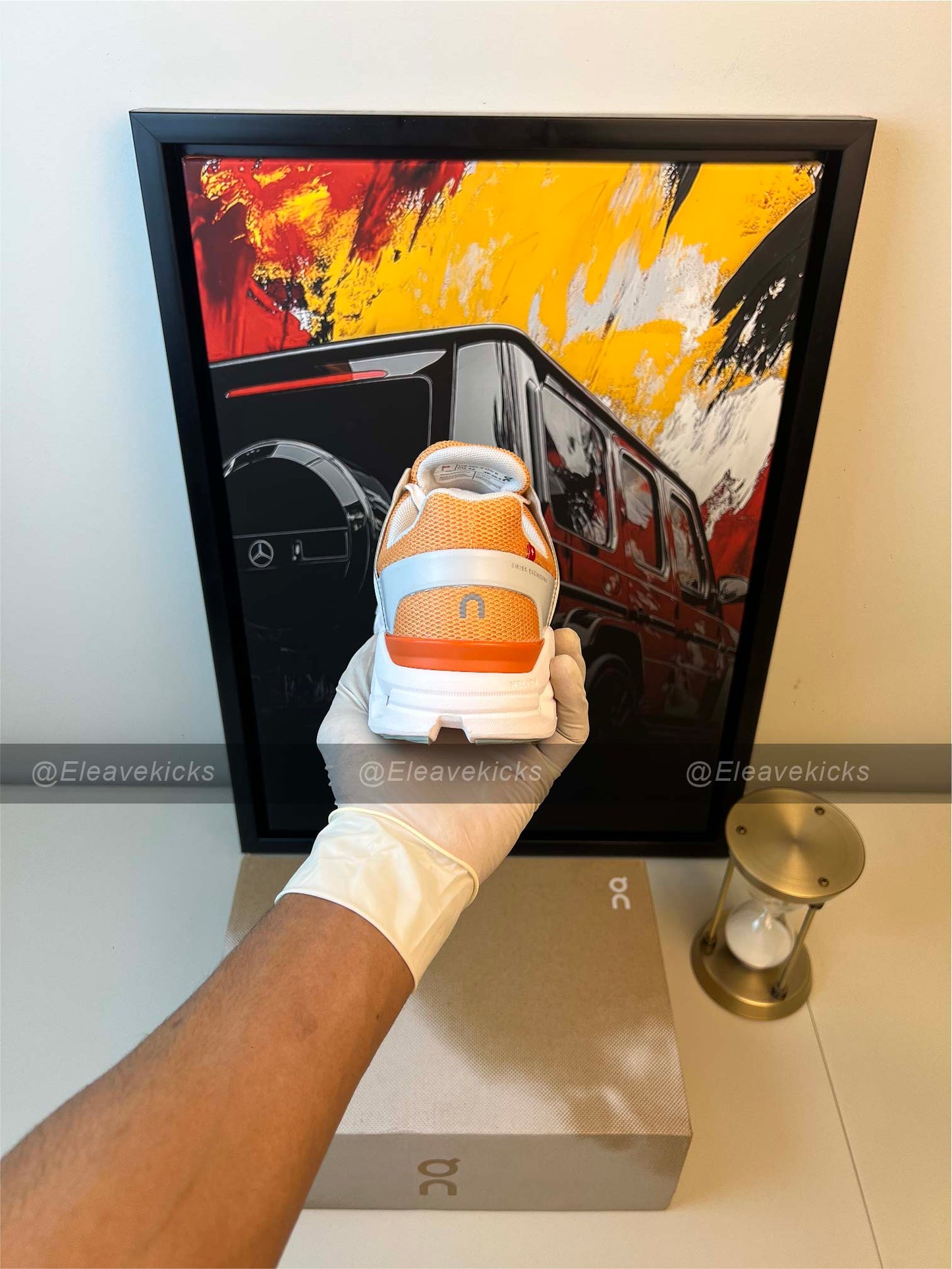 ON Cloudswift trainers in orange