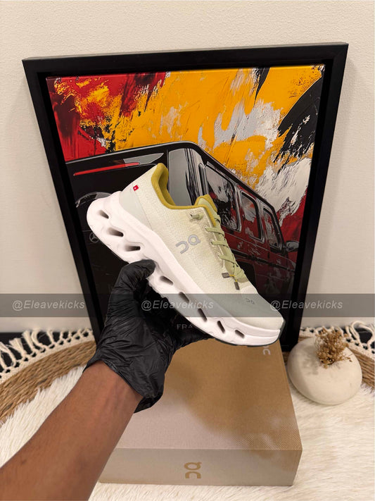 On Cloudtilt sneaker in "Sand Cream" or "Blanco".