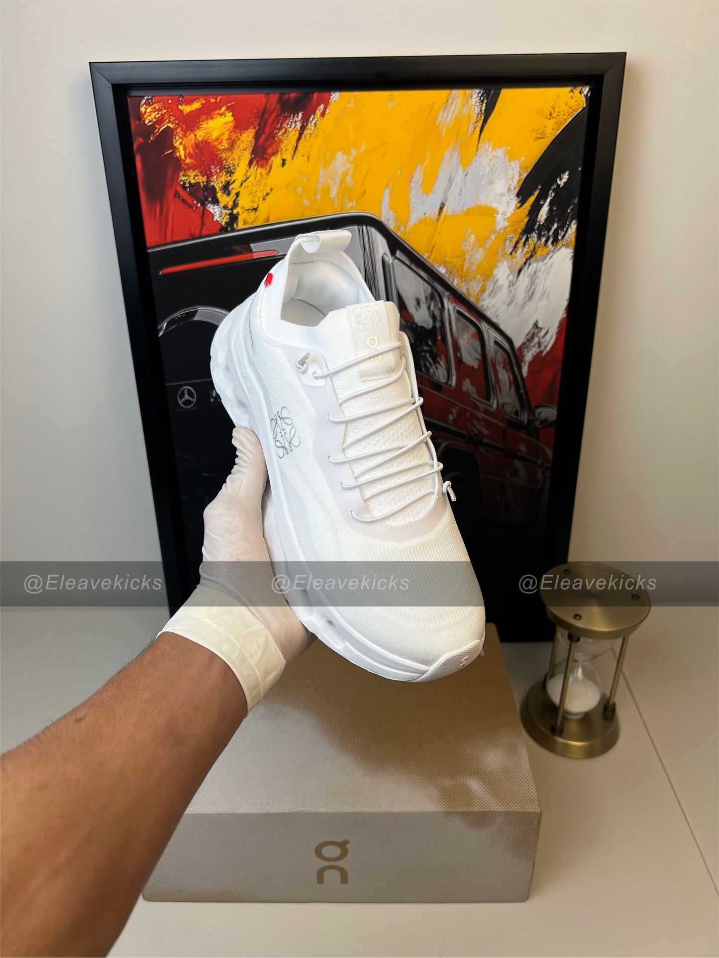 Loewe x On Running Cloudtilt All White