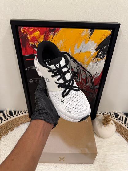 On Men's Cloud X 4 Sneakers Ivory/Black,