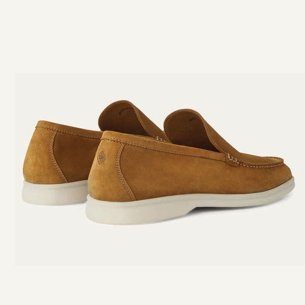 Tan Suede Loafers