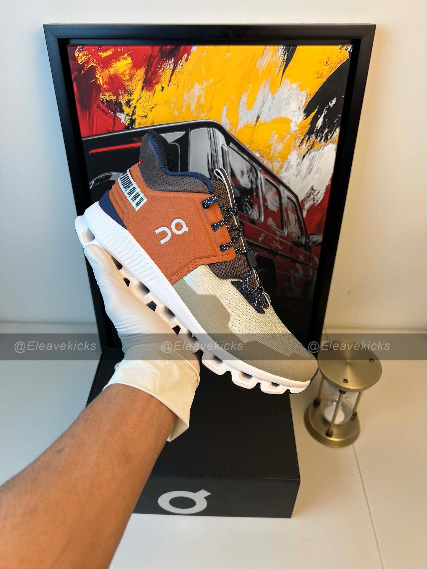 On Cloud Hi Edge Sneakers Brown