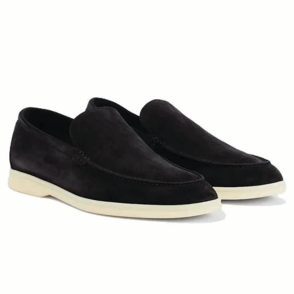 Black Suede Loafers