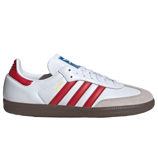 addidas Samba OG White Better Scarlet