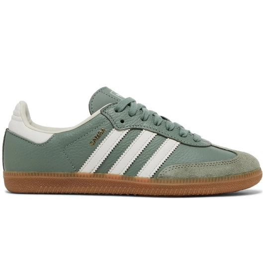 addidas SAMBA OG SILVER GREEN CHALK WHITE GUM