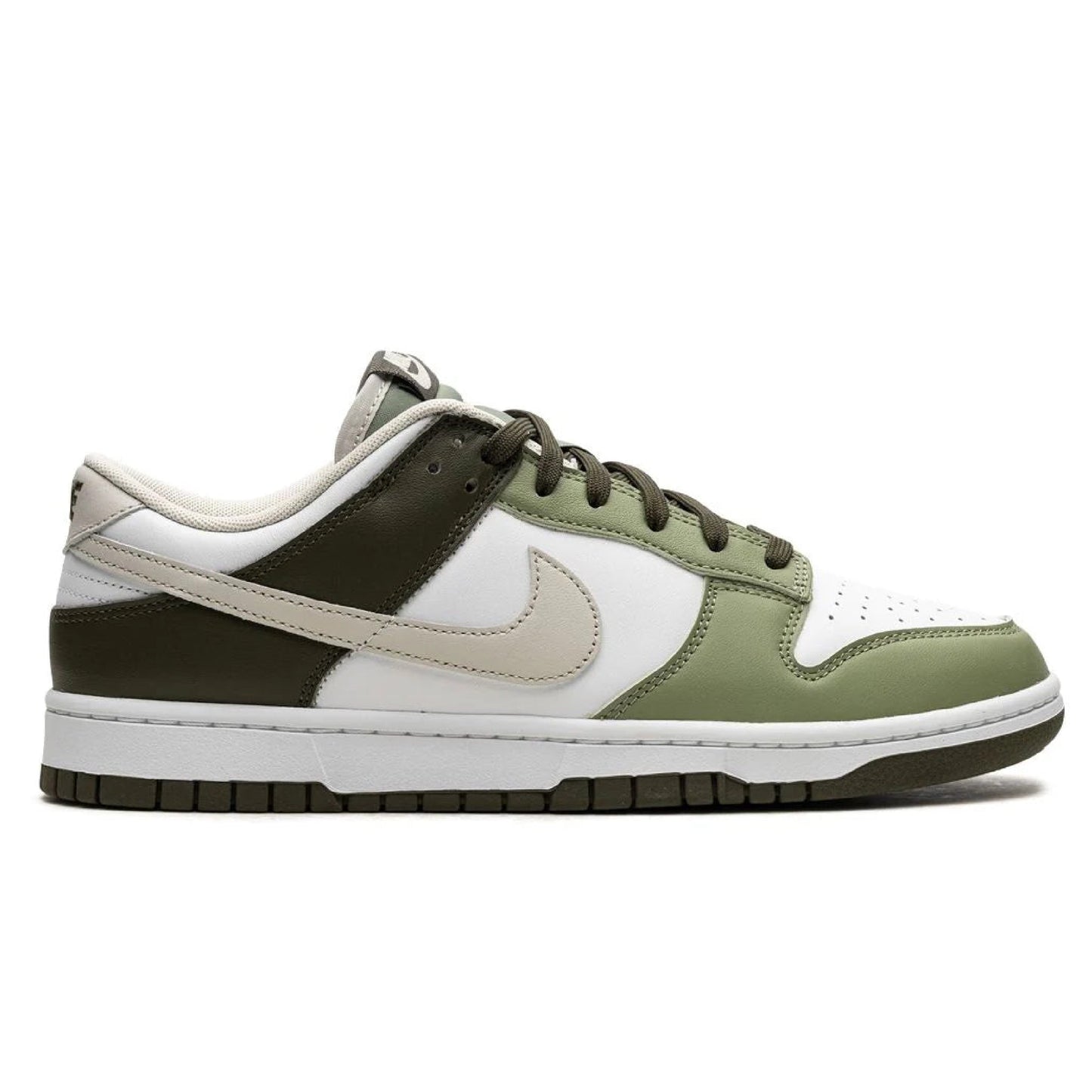 NK DUNK Low White Olive