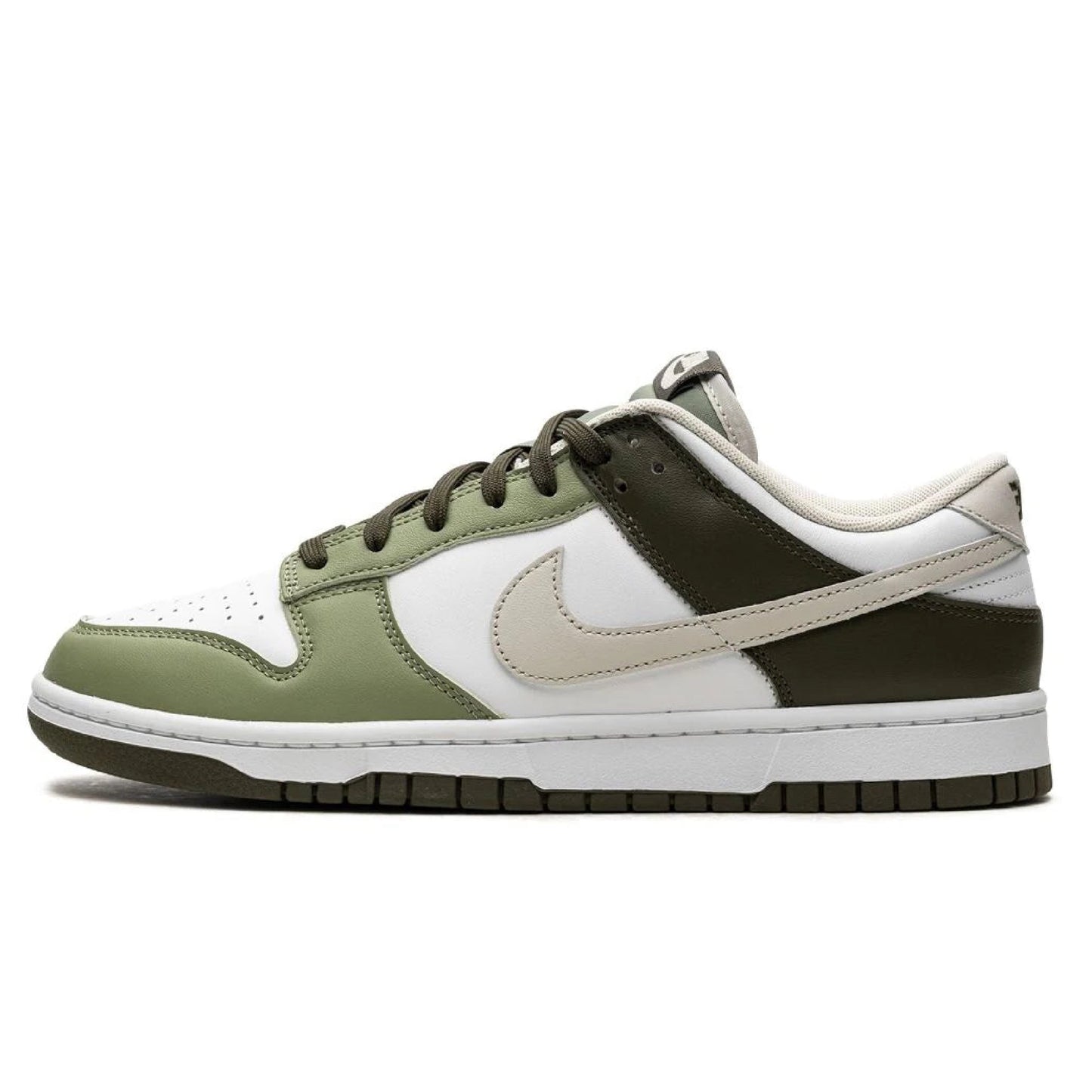 NK DUNK Low White Olive