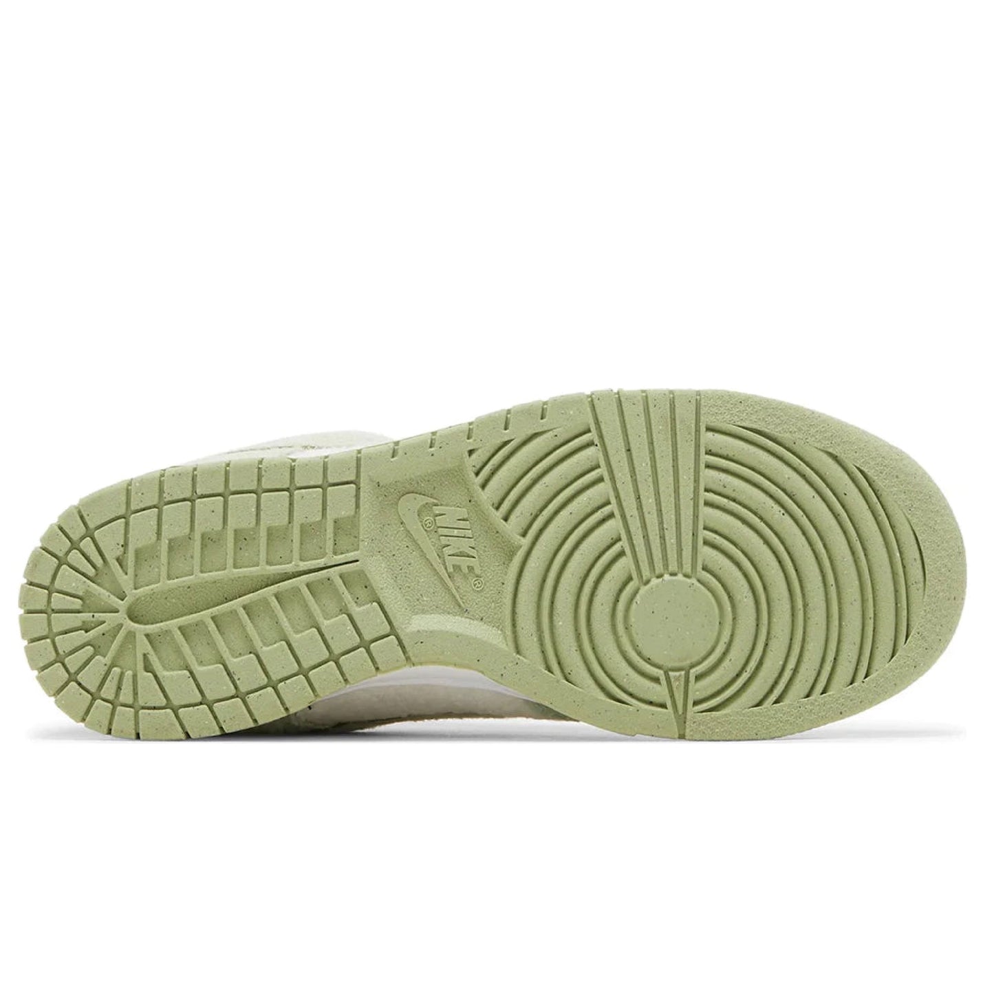 NK dunk low fleece green