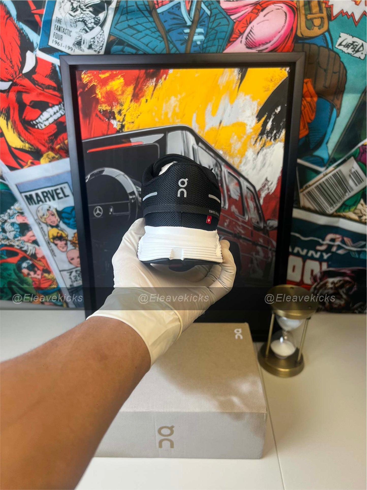 On Cloud 6 Black | White