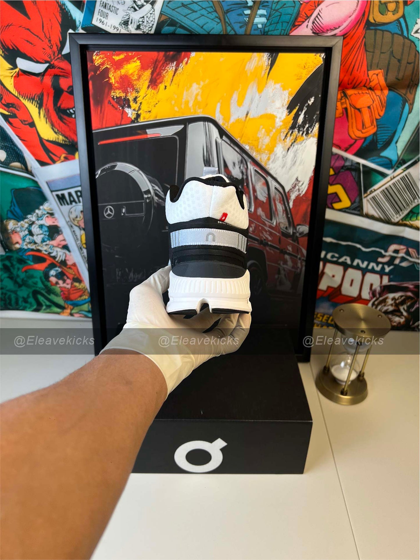 On Cloud Hi Edge Sneakers Black / Grey