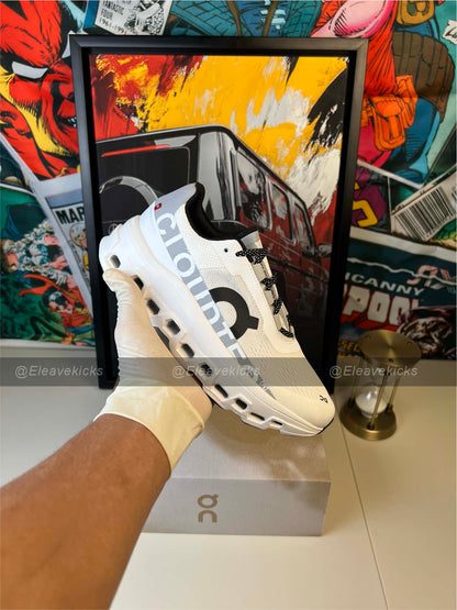 On Cloudmonster - All White