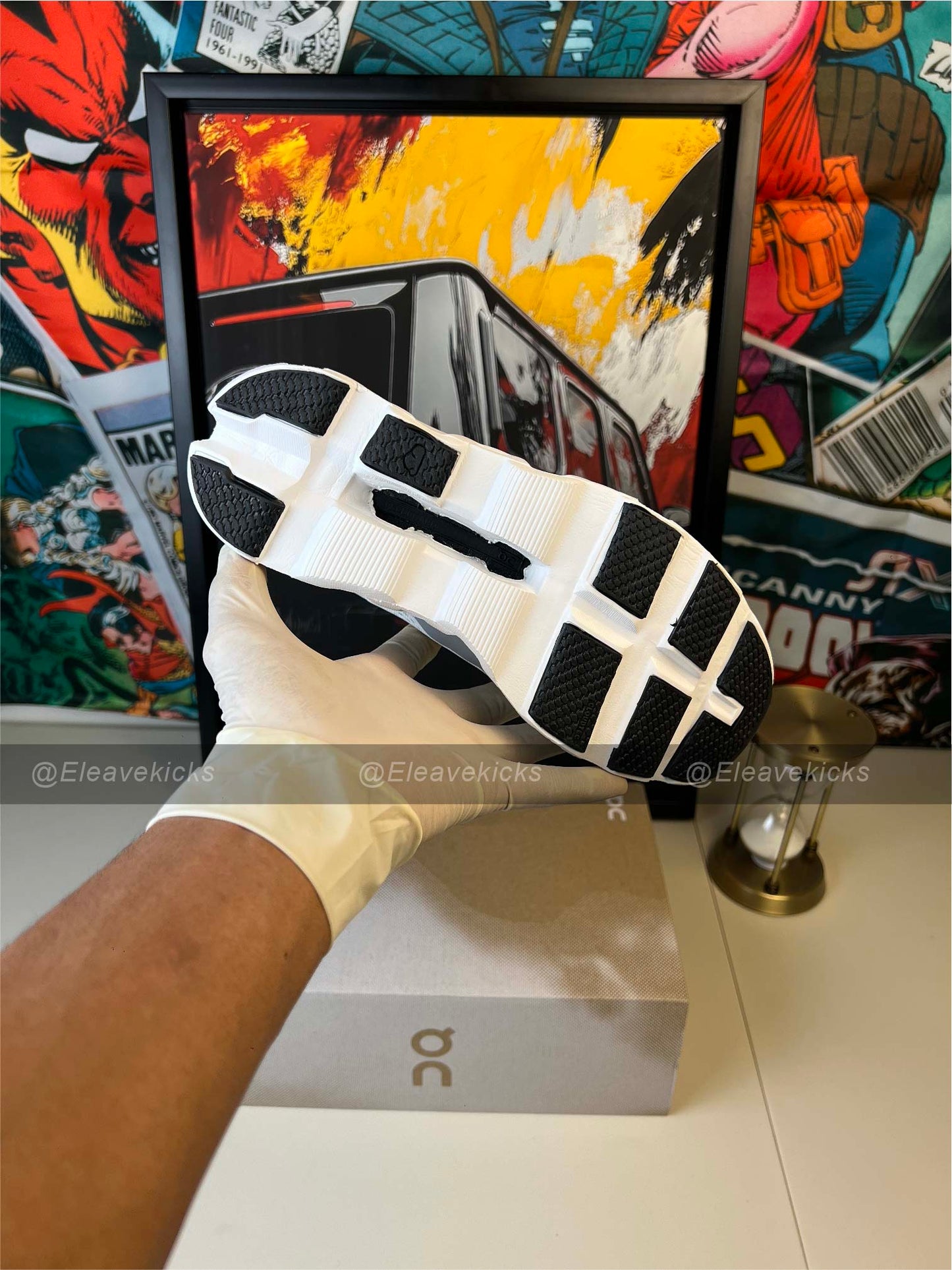 On Cloudmonster - All White