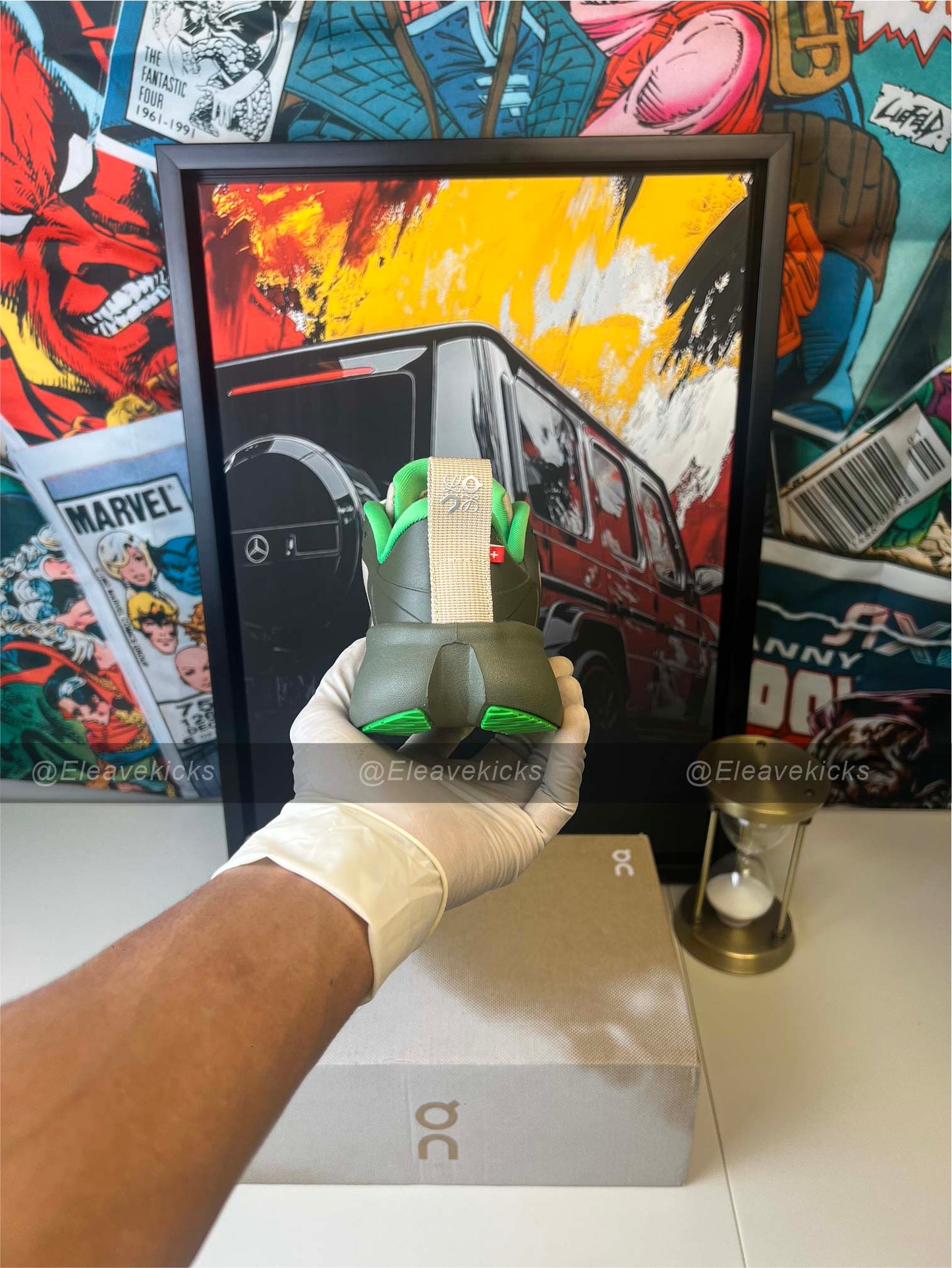 LOEWE  x On Cloudsolo Sneakers “Green”