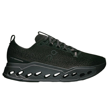 On Running Cloudsurfer Max shoe in the Black Eclipse